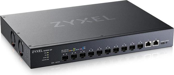 Produktbild Zyxel 12-Port Smart Managed Switch,10x10G SFP+ 2x10GBit RJ45 (12 Ports)