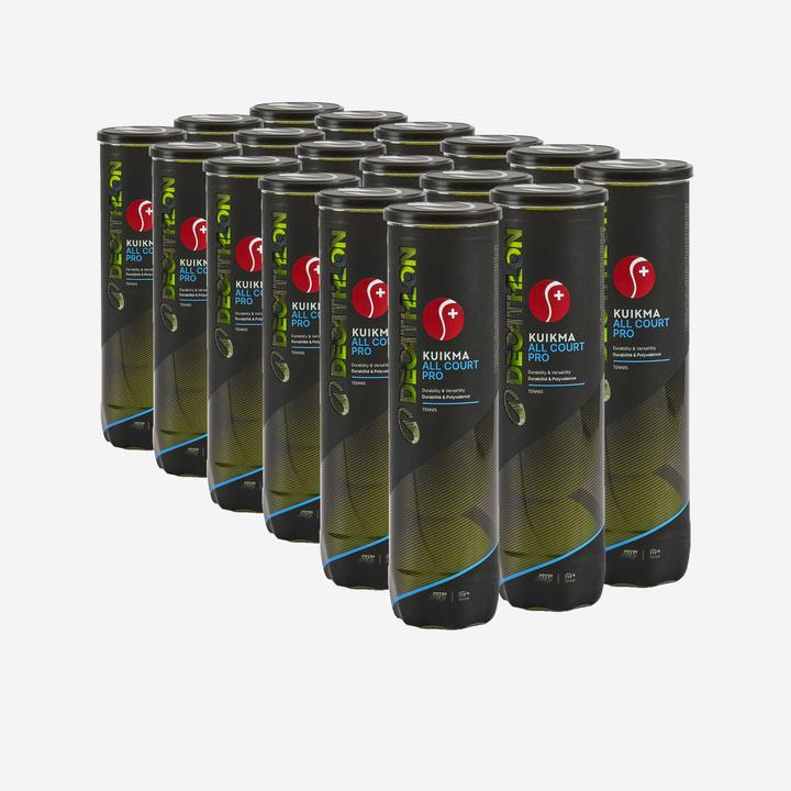 Artengo Balle de tennis polyvalente - KUIKMA ALL COURT Pro *4 *18 SWISS TENNIS