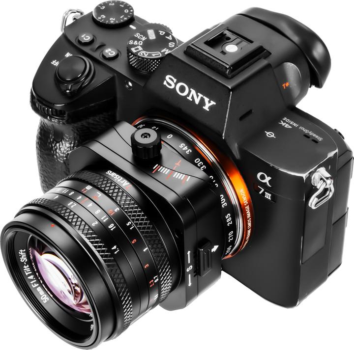Produktbild 7artisans 50mm f/1,4 Tilt Shift Sony E (Sony E, Vollformat, APS-C / DX)