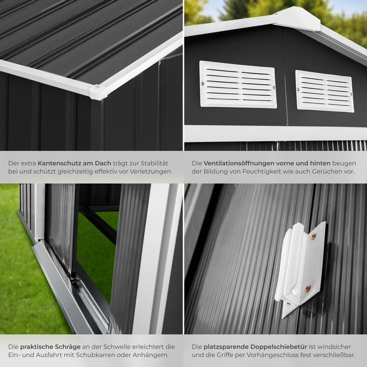 Produktbild tectake Gartenhaus mit Satteldach