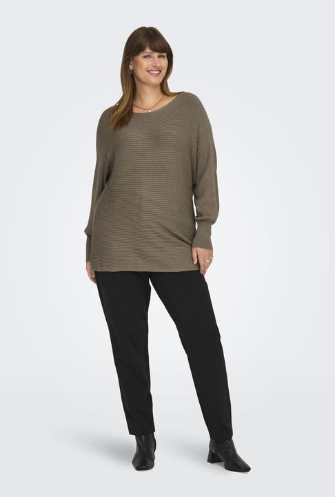 Produktbild Only Knit Fit U-Boot Ausschnitt Gerippte Ärmelbündchen Pullover Strickpullover (S)