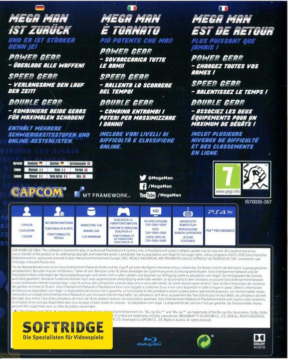 Image du produit Capcom Mega Man 11 (PS4, Multilingue)