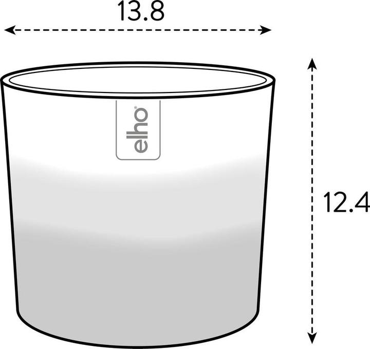 Produktbild Elho Pflanzengefäss Colour Gradient ø 14 cm (14 x 12 cm)