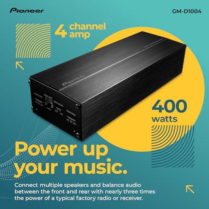 Actual product image Pioneer Gm-D1004 (4-channel amplifier)