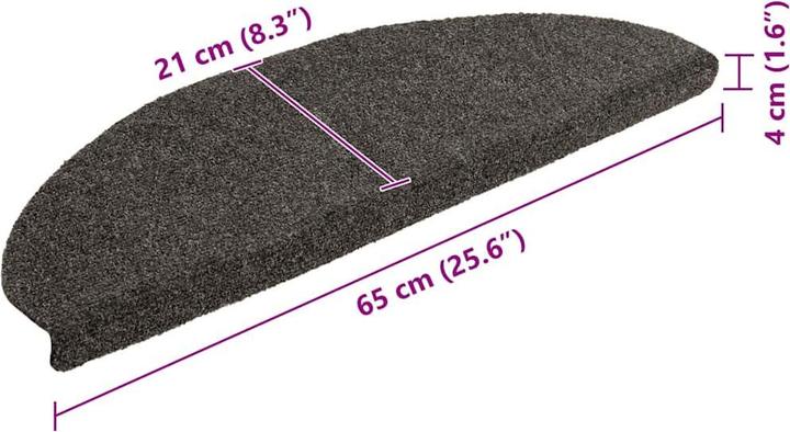 Actual product image vidaXL Treppenmatte (65 x 21 cm)