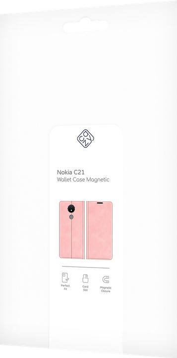 Produktbild Cazy Book Case Kompatibel mit Nokia C21 - Hülle klappbar Magnetisch Kunstleder - (Nokia C21)