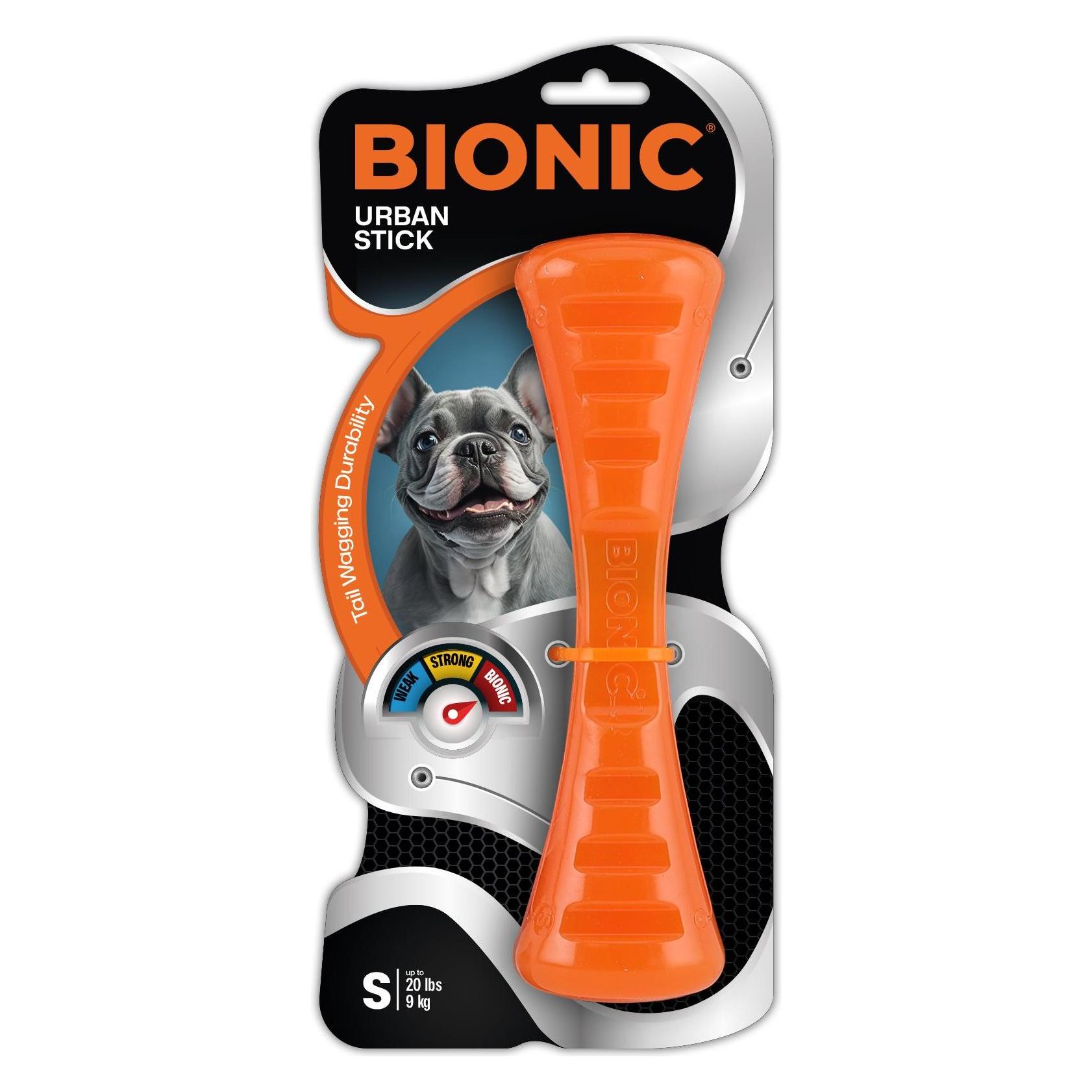 BIONIC-Bionic Jouet Chien Bâton Urban Stick Orange S - 20 x 5 x 4 cm