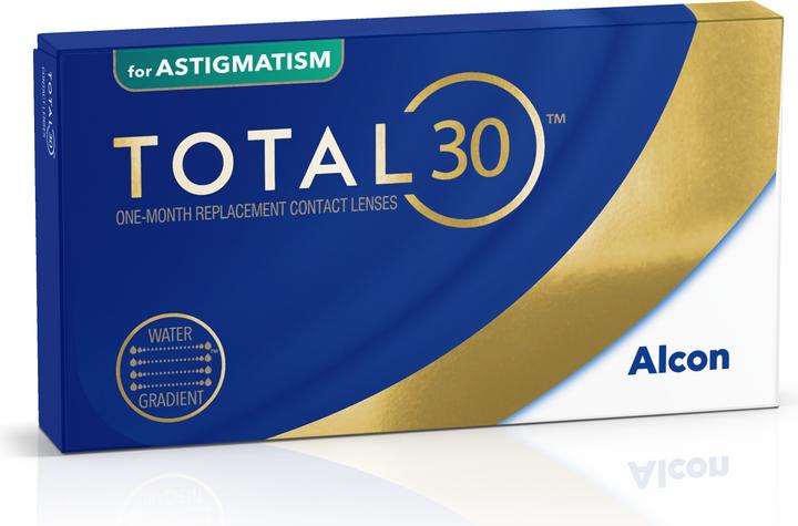 Image du produit Total 30 for Astigmatism (6 pièce(s), Lentille mensuelle, Torique)
