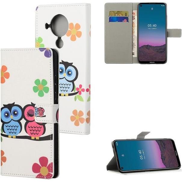 Thumbnail - MU Style Leder Bookcover Image Series (Nokia 5.4), Smartphone Hülle, Mehrfarbig