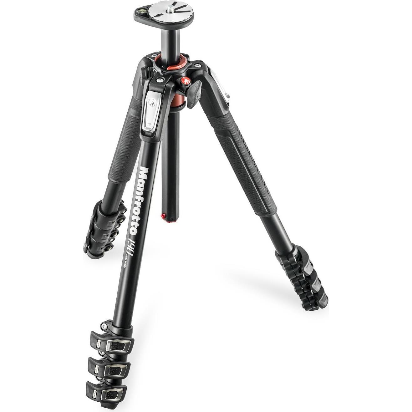 Manfrotto 190CXPRO4, 4 Sektionen (Carbon), Stativ, Schwarz