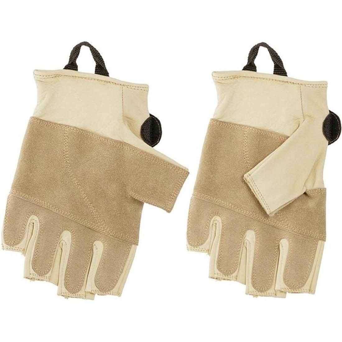 Singing Rock, Herren, Handschuhe, Lederhandschuhe ohne Fingerkuppen Grippy 3/4, (9)