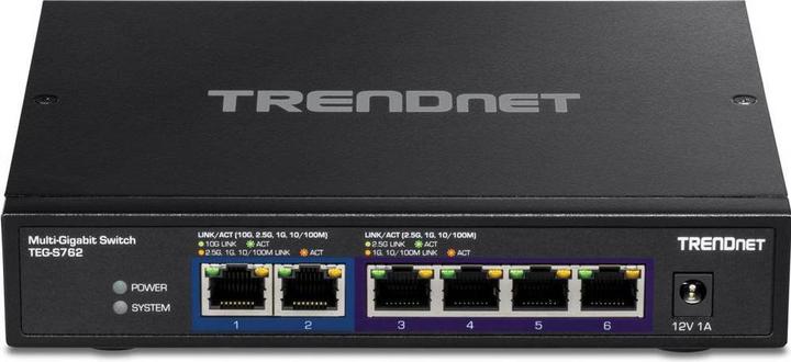 Productafbeelding Trendnet 6-poorts 10G schakelaar (6 ports)