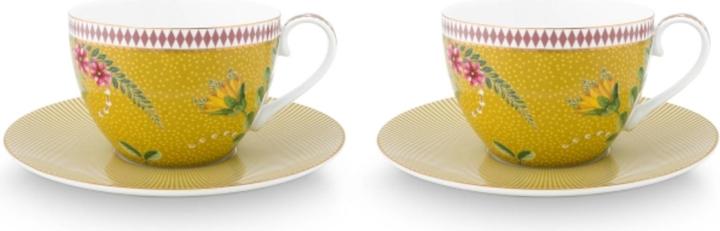 Produktbild PIP Studio La Majorelle Tasse mit Untertasse gelb 0,28 l Set2 (280 ml, 1 x)