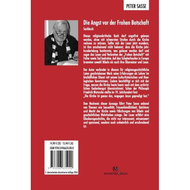 Thumbnail - Sasse:Die Angst vor der Frohen Botsch, Fachbücher von Peter Sasse