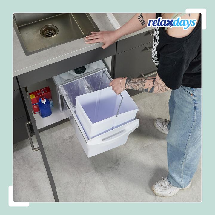 Produktbild Relaxdays Einbaumülleimer (30 l)