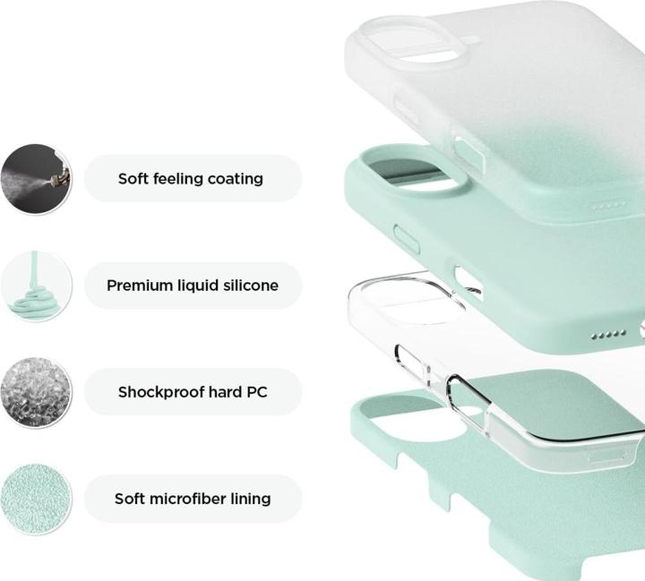 Produktbild Screenguard Liquid Silicone Case (Apple iPhone 16)