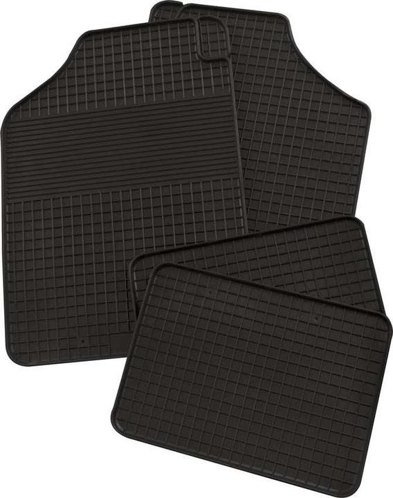 Productafbeelding Petex Rubberen mat 4-delig "Standaard" universeel geschikt voor verschillende auto's. Auto's, maat 1