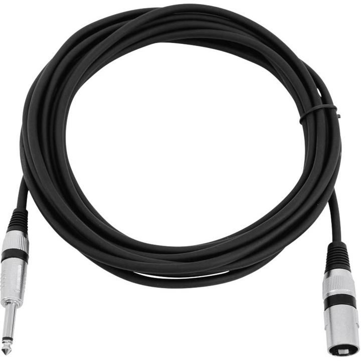 Produktbild Omnitronic Adapterkabel XLR(M)/Klinke mono 5m sw (5 m, XLR)