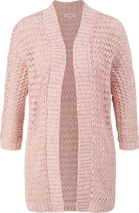 Actual product image s.Oliver Strickjacke Strickjacke mit Ajourmuster (32)