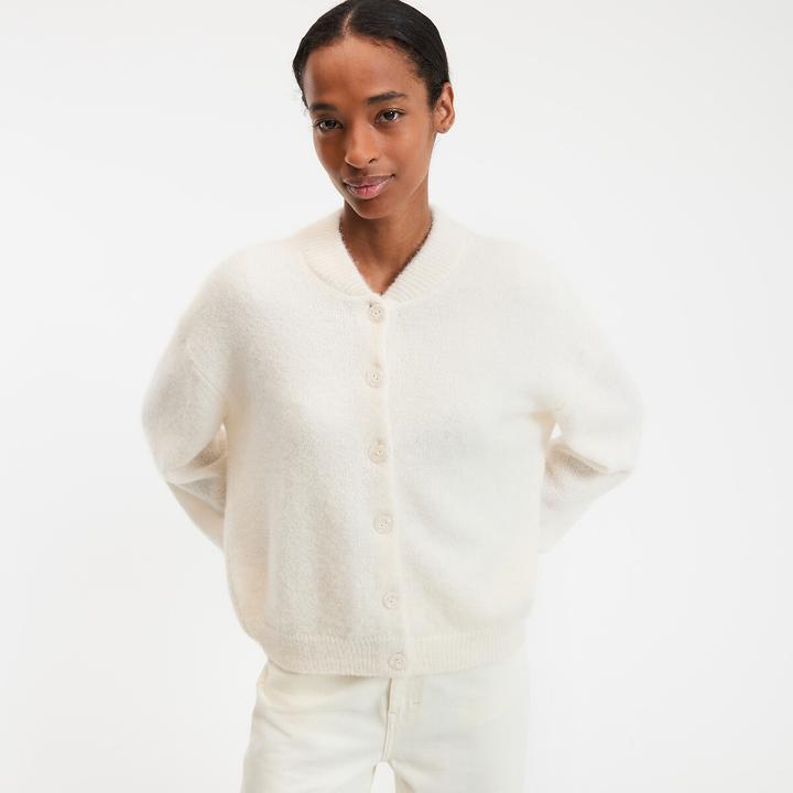 Image du produit La Redoute Collections Strickjacke mit Stehkragen (XS)