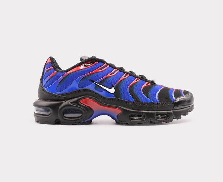 Black, Racer Blue, University of Red, White