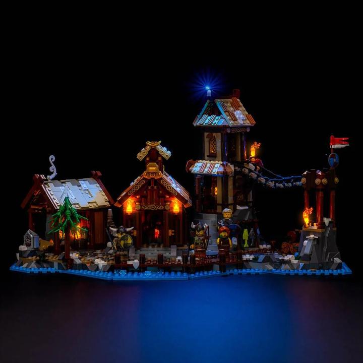 Produktbild Light my bricks LED Licht Set für LEGO® 21343 Wikingerdorf