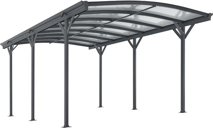 Actual product image Juskys Carport with arched roof