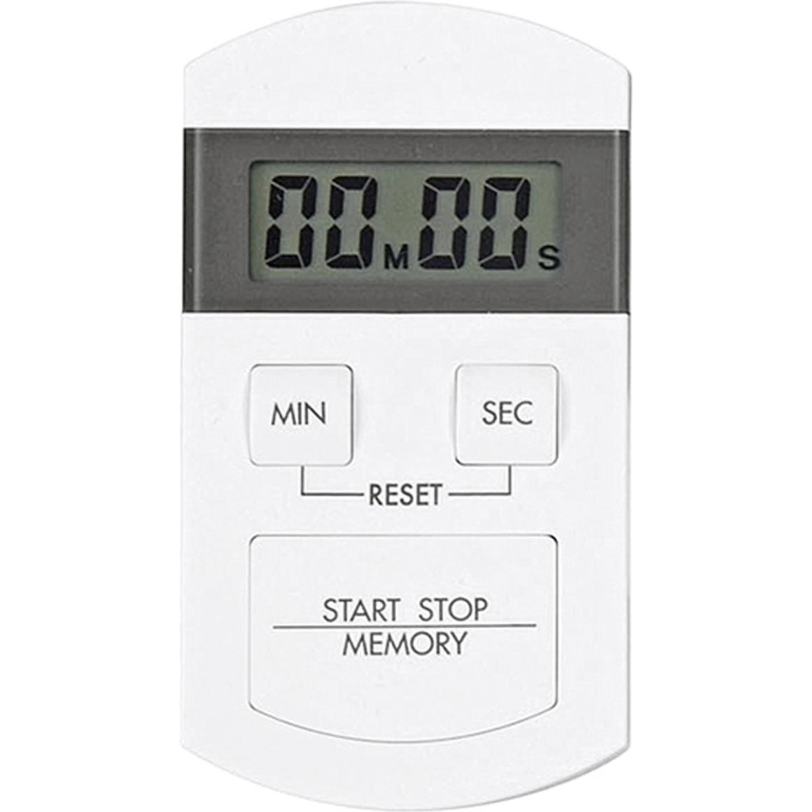 TFA Digitaler Timer und Stoppuhr, Küchenwecker, Weiss