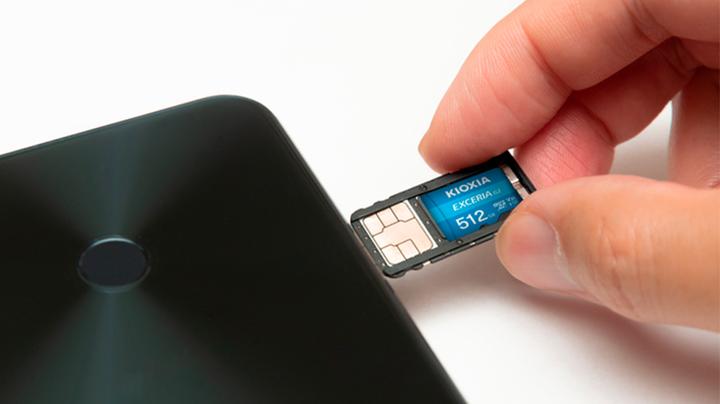 Actual product image Kioxia MICRO SD 512GB EXCERIA G2 W/ADAPTOR (512 GB, microSDHC, U3, UHS-III)
