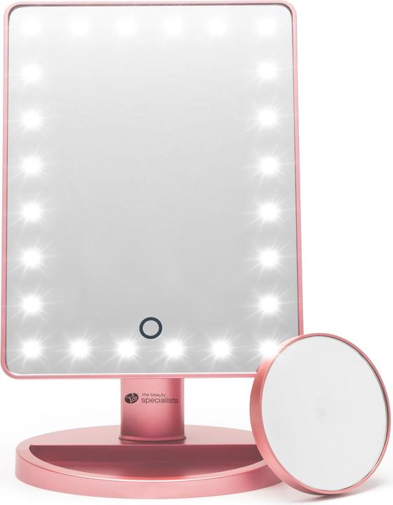 Immagine prodotto Rio Specchio cosmetico 24 LED Touch Rose Gold (17 x 5,5 x 22 cm)