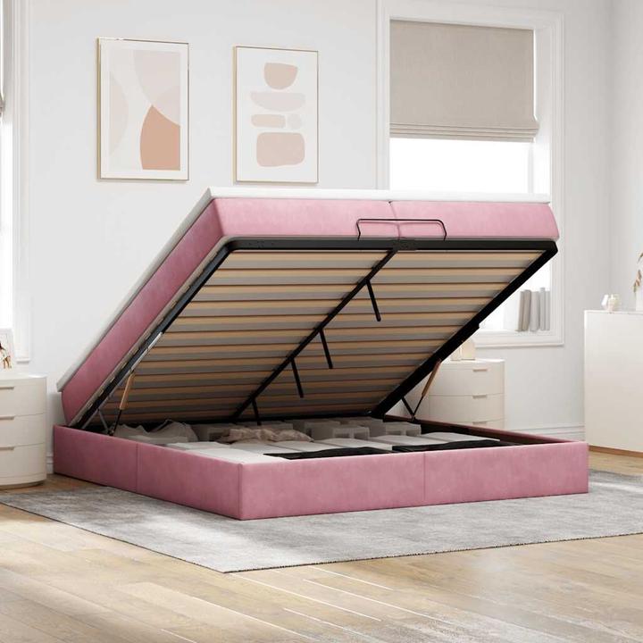 Produktbild vidaXL Ottoman-Bett (200 x 200 cm)