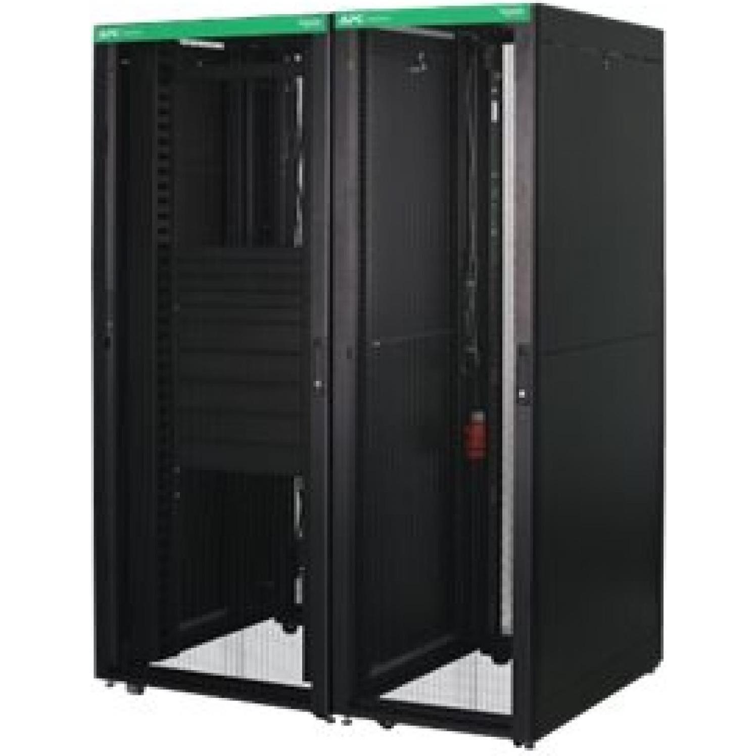 APC Netzwerkschrank Easy Rack ER6802 48HE / Schwarz (48 HE, 19 Zoll Rack), Serverschrank, Schwarz
