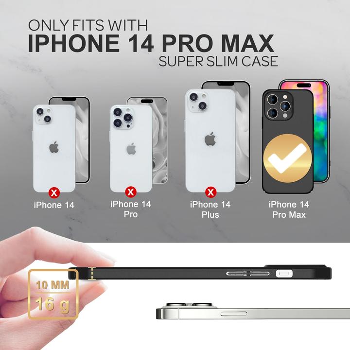 Image du produit Nalia Étui pour téléphone portable extra-fin (Apple iPhone 14 Pro Max)