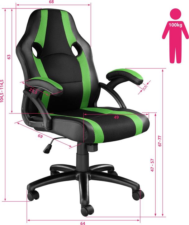 Produktbild tectake Bürostuhl Benny