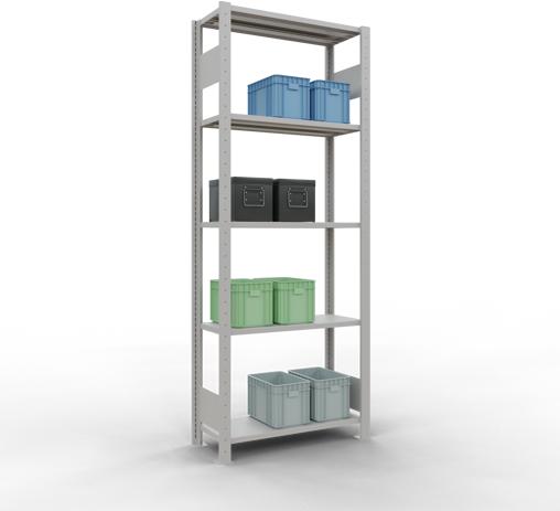 Actual product image Schulte Lagertechnik MULTIplus150 basic racking system with length ledgers