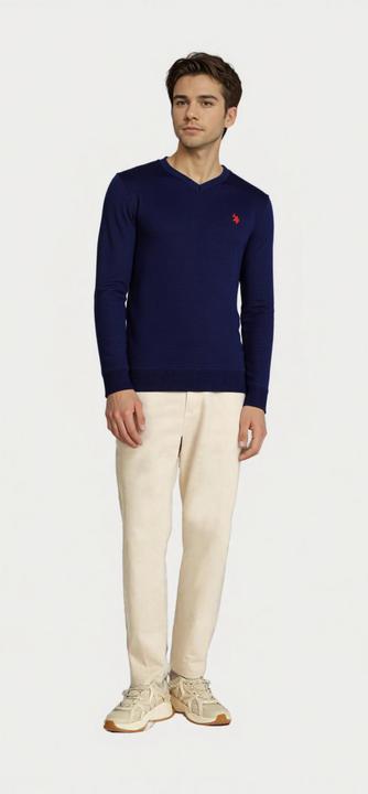 Produktbild U.S. Polo Pullover V-Neck Feinstrick (XL)