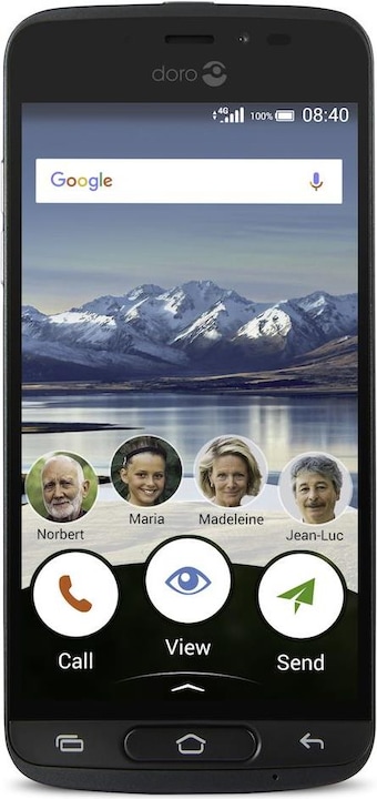 Doro 8040 (16 GB, Graphit, 5", Single SIM, 8 Mpx, 4G)