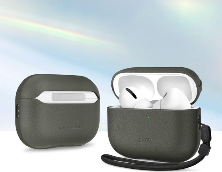 Produktbild Tech-Protect Naturalfit Apple Airpods Pro 3 Olivgrün (Kopfhörer Hülle)