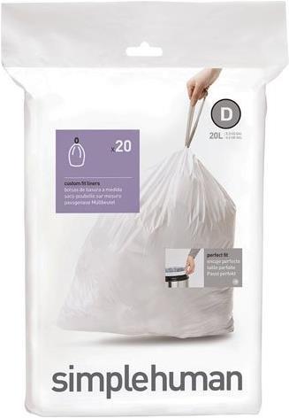 Image du produit Simplehuman Sacs poubelles (20 x, 20 l)
