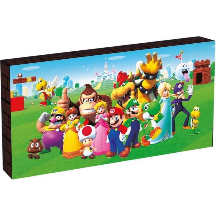 Pyramid, Quadri, Tela Retroilluminata LED Super Mario Group (30.50 x 15.50 cm)