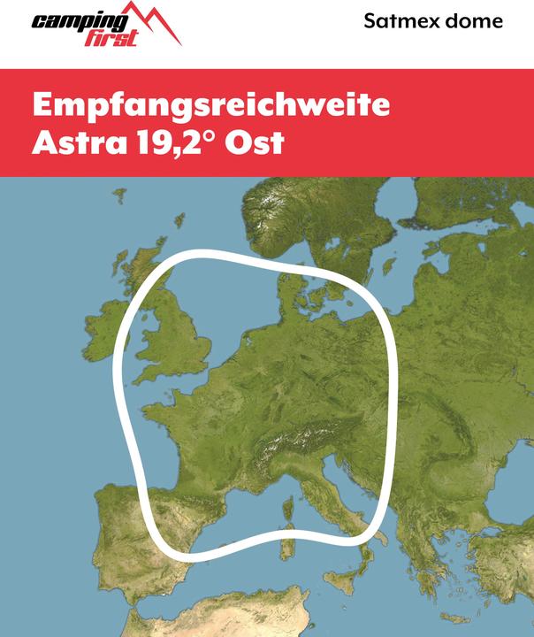 Productafbeelding Camping First Satmex Dome (DVB-S / -S2)