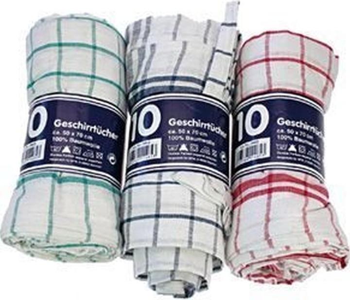 Immagine prodotto Trend-24 Set di 10 strofinacci 45x70cm colori assortiti (45 x 70 cm)