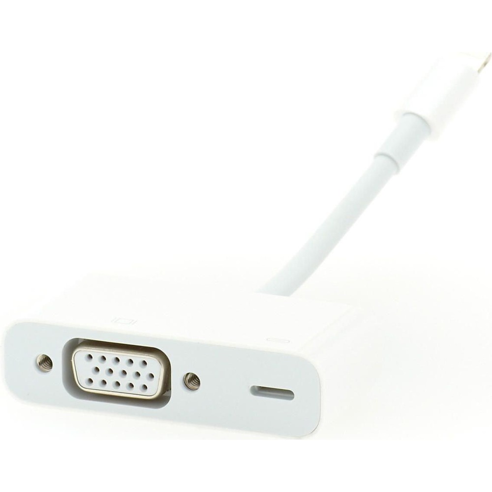 Apple Lightning auf VGA Adapter (Lightning, D-Sub 9 Pol), Mobilgerät Adapter, Weiss