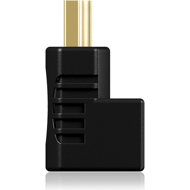 Thumbnail - Icy Box HDMI zu (HDMI, 1.50 cm), Data + Video Adapter, Schwarz
