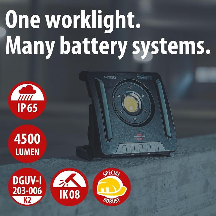 Actual product image Brennenstuhl Construction spotlight (4500 lm)