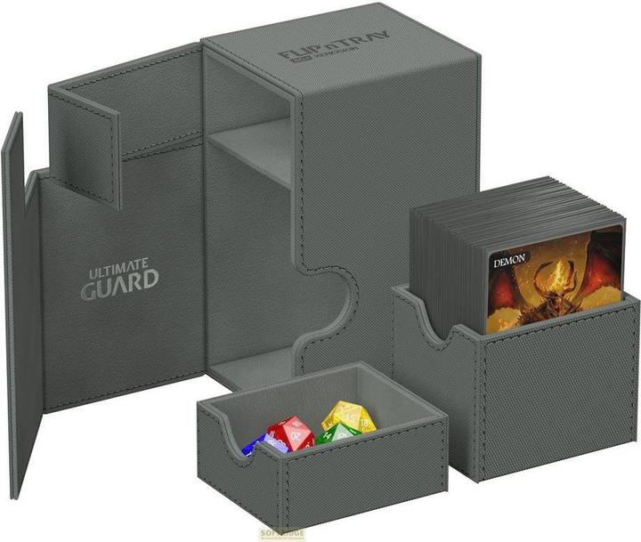 Image du produit Ultimate Guard Flip'n'Tray 80+ XenoSkin Monocolor Gris