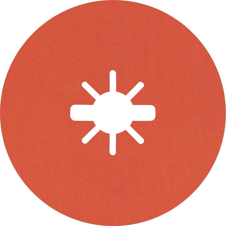 Actual product image Bosch Professional Zubehör EXPERT R782 Prisma Ceramic X-LOCK fibre disc, 115 mm, 22.23 mm, G 120 (120)