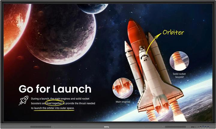 Actual product image BenQ RE7503 LFD EZWRITE 6 (3840 x 2160 Pixels, 75")