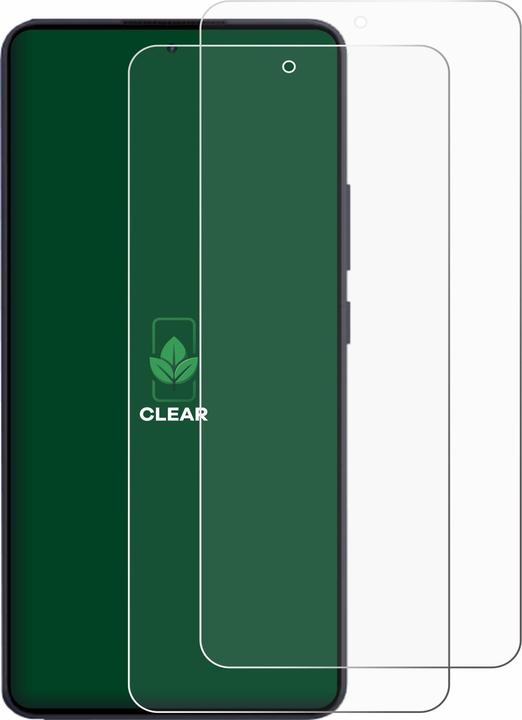 Actual product image ScreenLeaf Screen Protector sustainable Screen Protection, clear, anti-scratch (2 Piece, Xiaomi Redmi Note 13 4G)