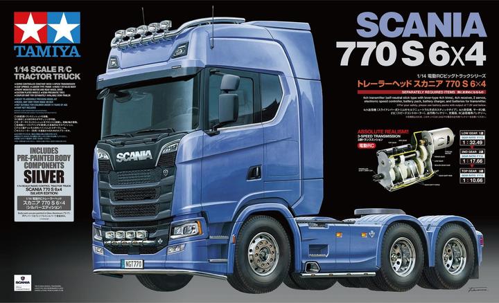 Immagine prodotto Tamiya Scania 770 S 6x4 (Silver Edition) (Kit)